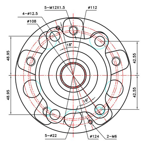 Z89665R — ZIKMAR — Ступица передняя, задняя