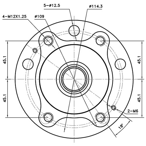 Z89682R — ZIKMAR — Ступица передняя