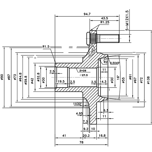 Z89686R — ZIKMAR — Ступица передняя