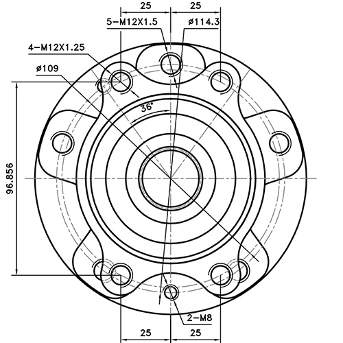 Z89690R — ZIKMAR — Ступица передняя