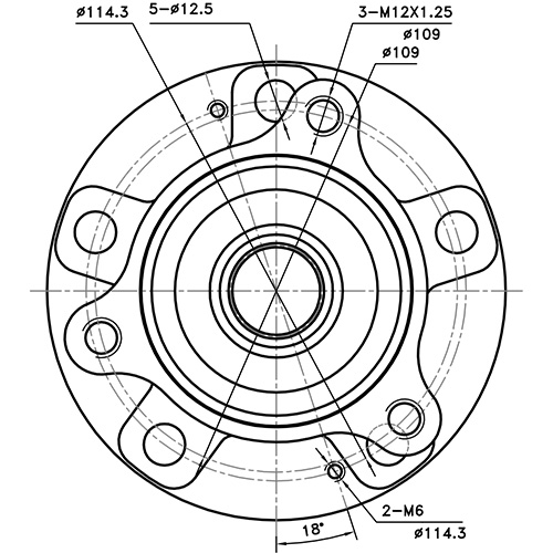 Z89693R — ZIKMAR — Ступица передняя