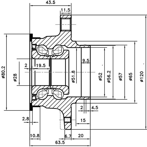 Z89698R — ZIKMAR — Ступица колеса