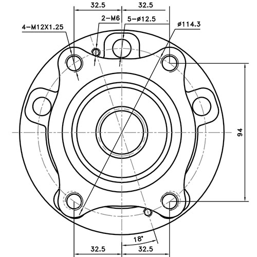 Z89701R — ZIKMAR — Ступица передняя