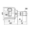 Z87700R — ZIKMAR — Шрус Внутренний