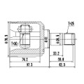 Z87722R — ZIKMAR — Шрус Внутренний