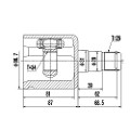 Z87961R — ZIKMAR — Шрус Внутренний