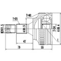 Z88334R — ZIKMAR — Шрус Наружный с кольцом "ABS"