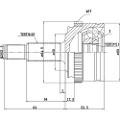 Z88336R — ZIKMAR — Шрус Наружный с кольцом "ABS"