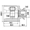 Z88918R — ZIKMAR — Шрус Внутренний