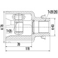 Z88932R — ZIKMAR — Шрус Внутренний