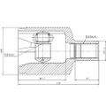 Z88954R — ZIKMAR — Шрус Внутренний