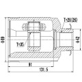 Z88984R — ZIKMAR — Шрус внутренний