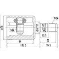 Z88985R — ZIKMAR — Шрус внутренний