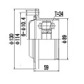 Z88989R — ZIKMAR — Шрус Внутренний